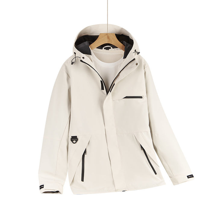 Men's Water-Repellent Softshell Hoodie Jacket with Concealed Zippers and Urban Cut Mune Fashion