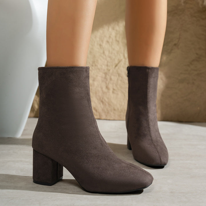 Women Elegant High Gloss Over Knee Boots Mune Fashion