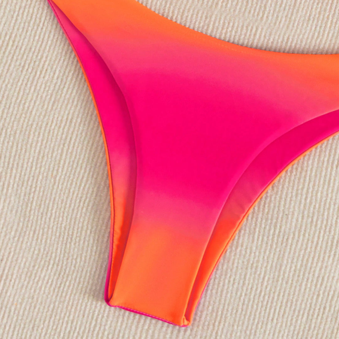 Women's bandeau bikini with floral heart design Mune Fashion