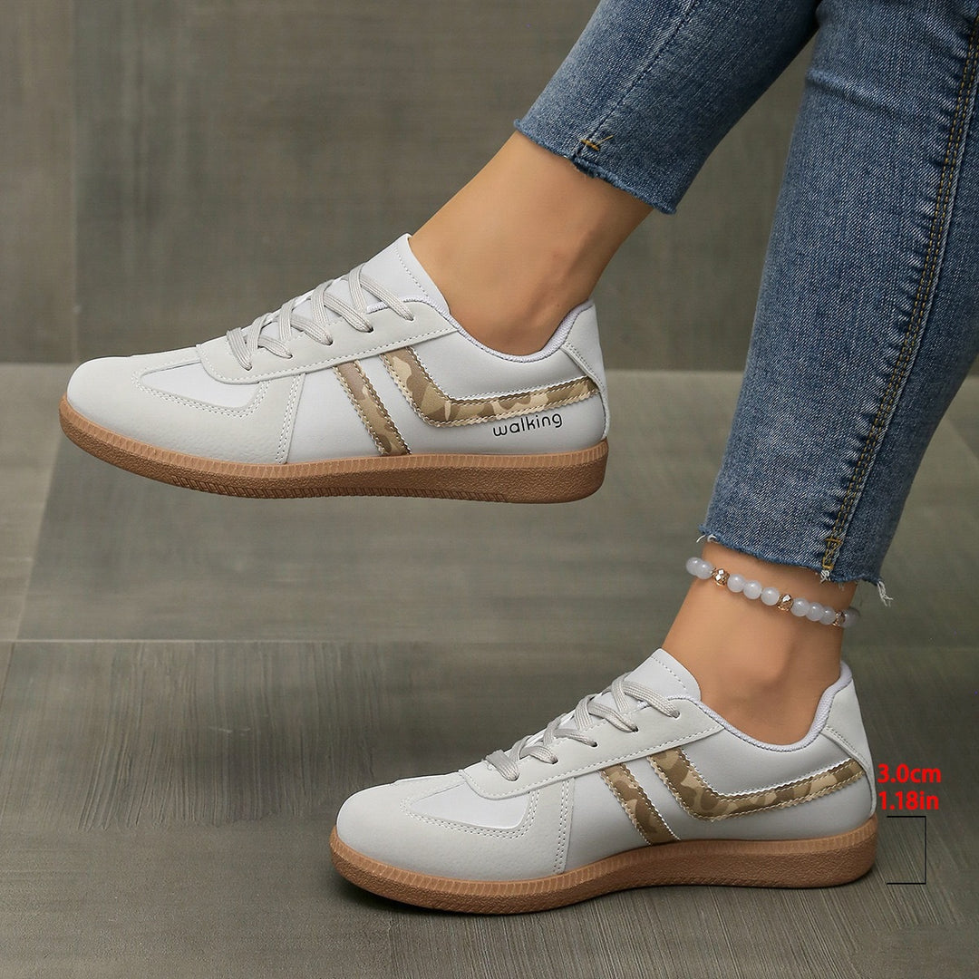 Women's Retro Sneaker with rubber sole, lightweight textile lining and comfort insole Mune Fashion
