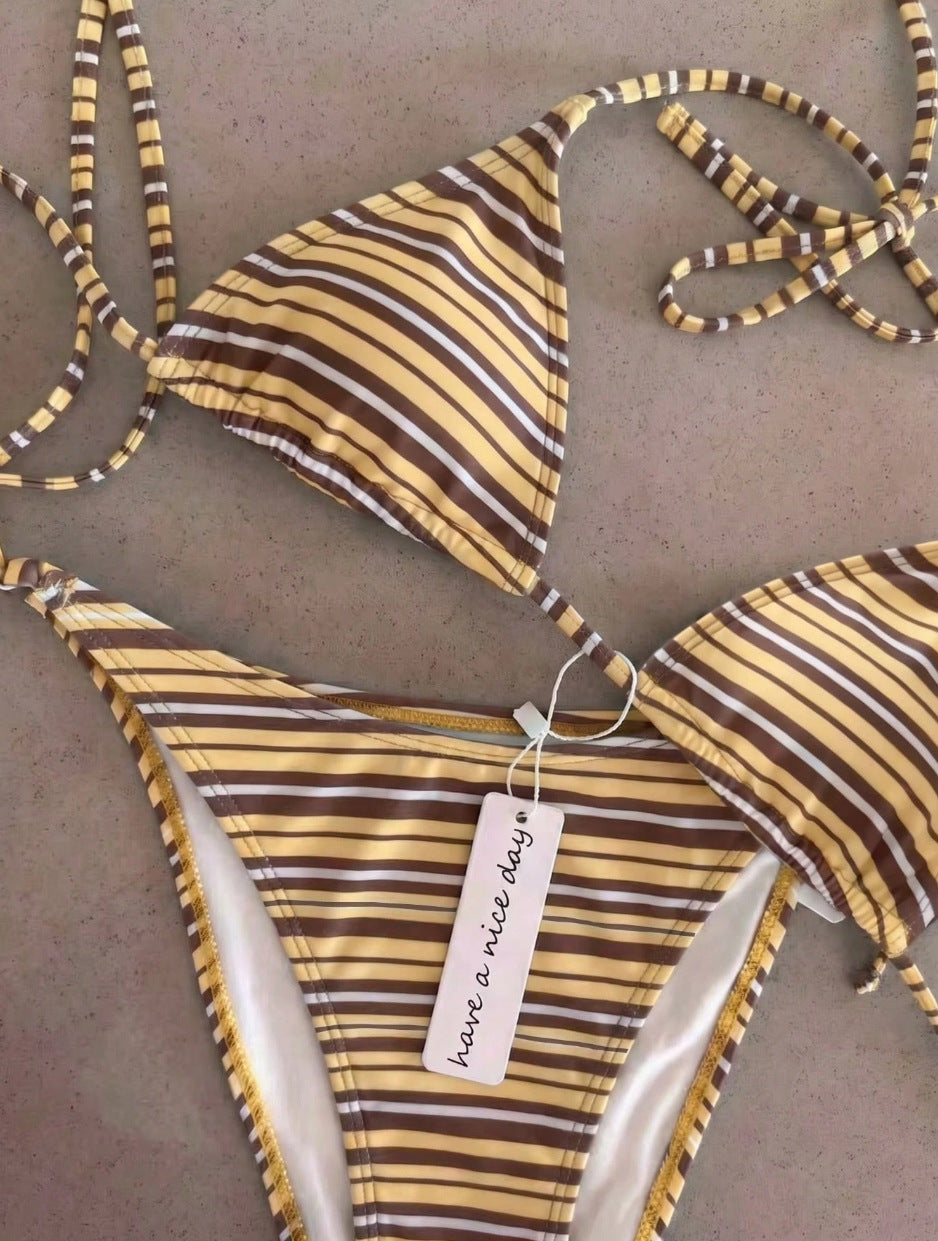Women's triangle bikini with classic polka dot pattern Mune Fashion