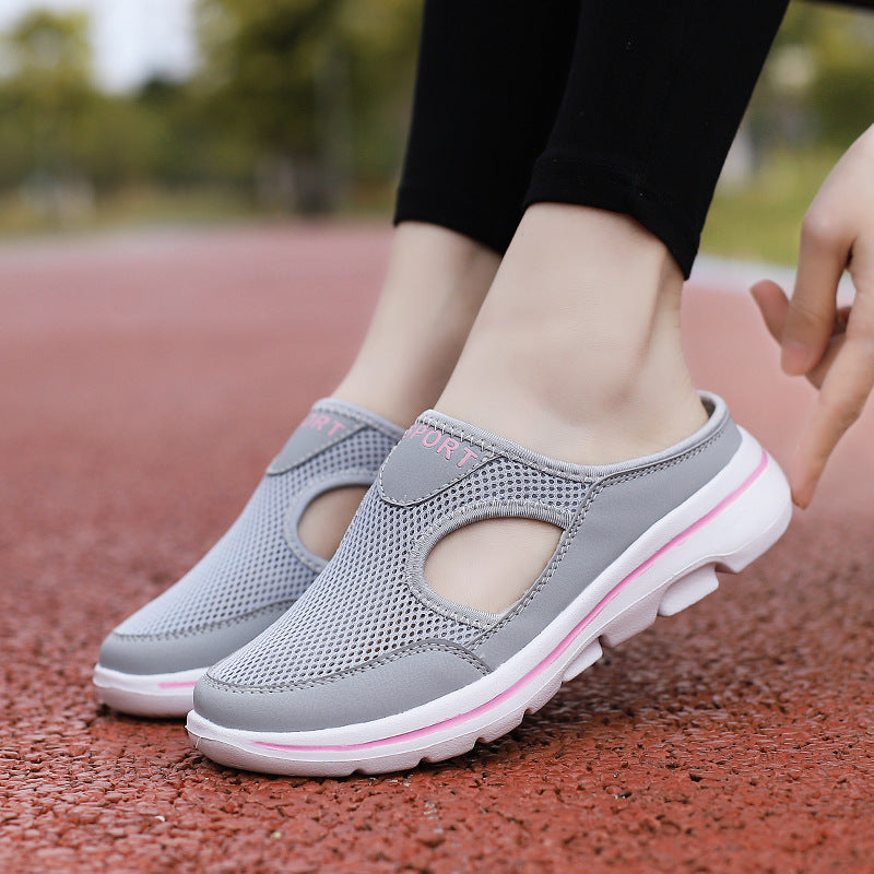 Women's breathable mesh slip-ons with ergonomic comfort insole Mune Fashion
