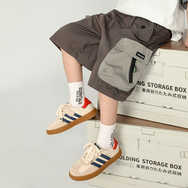 Unisex casual capri shorts with functional pockets Mune Fashion