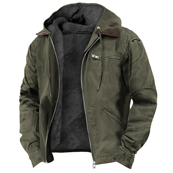 Men's Fashion Leisure Jacket with Hood