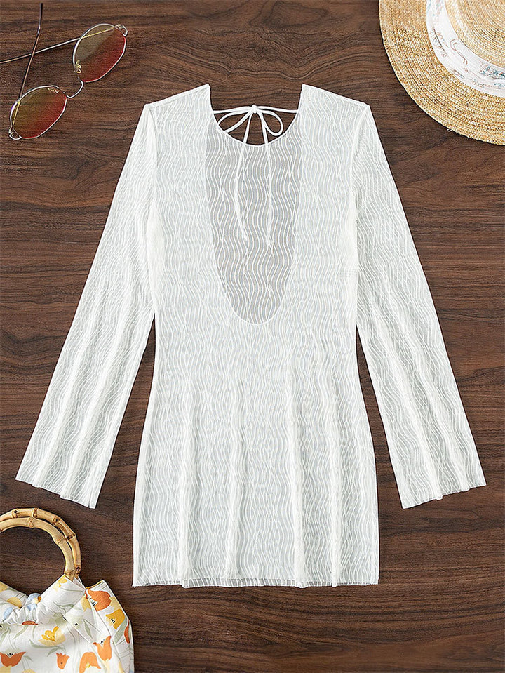 Women's Long Sleeve Beach Dress Mune Fashion