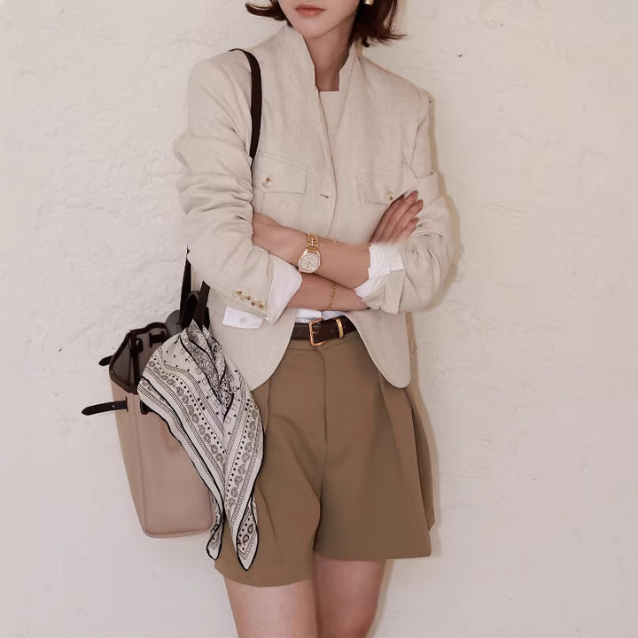 Women Elegant Blazer with versatile styling options Mune Fashion