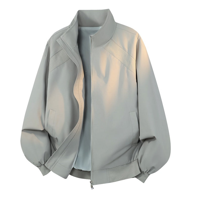 Women's blouson jacket in oversized cut with balloon sleeves, stand-up collar & elastic waistband Mune Fashion