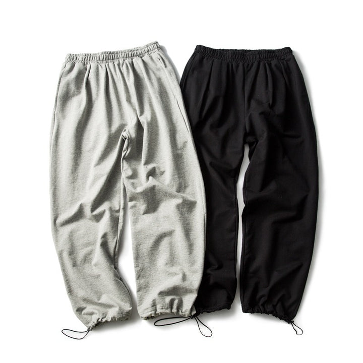 Unisex Soft Oversized Jogging Pants with Elastic Waistband, Drawstring, and Adjustable Cord Hem Mune Fashion