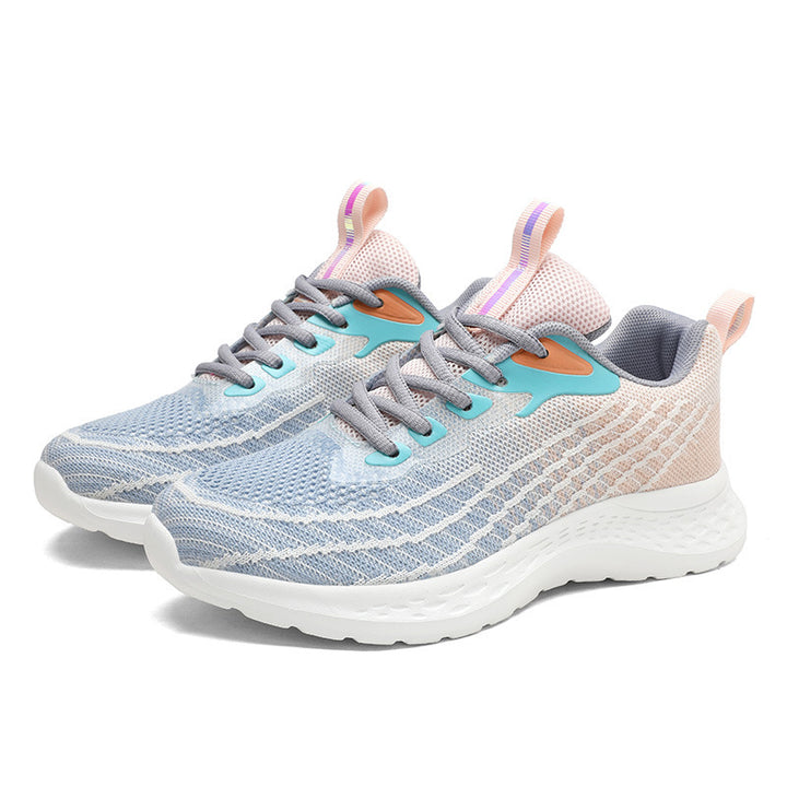 Women’s low-profile performance sneakers with three-dimensional mesh, reactive EVA cushioning, and pull tab Mune Fashion