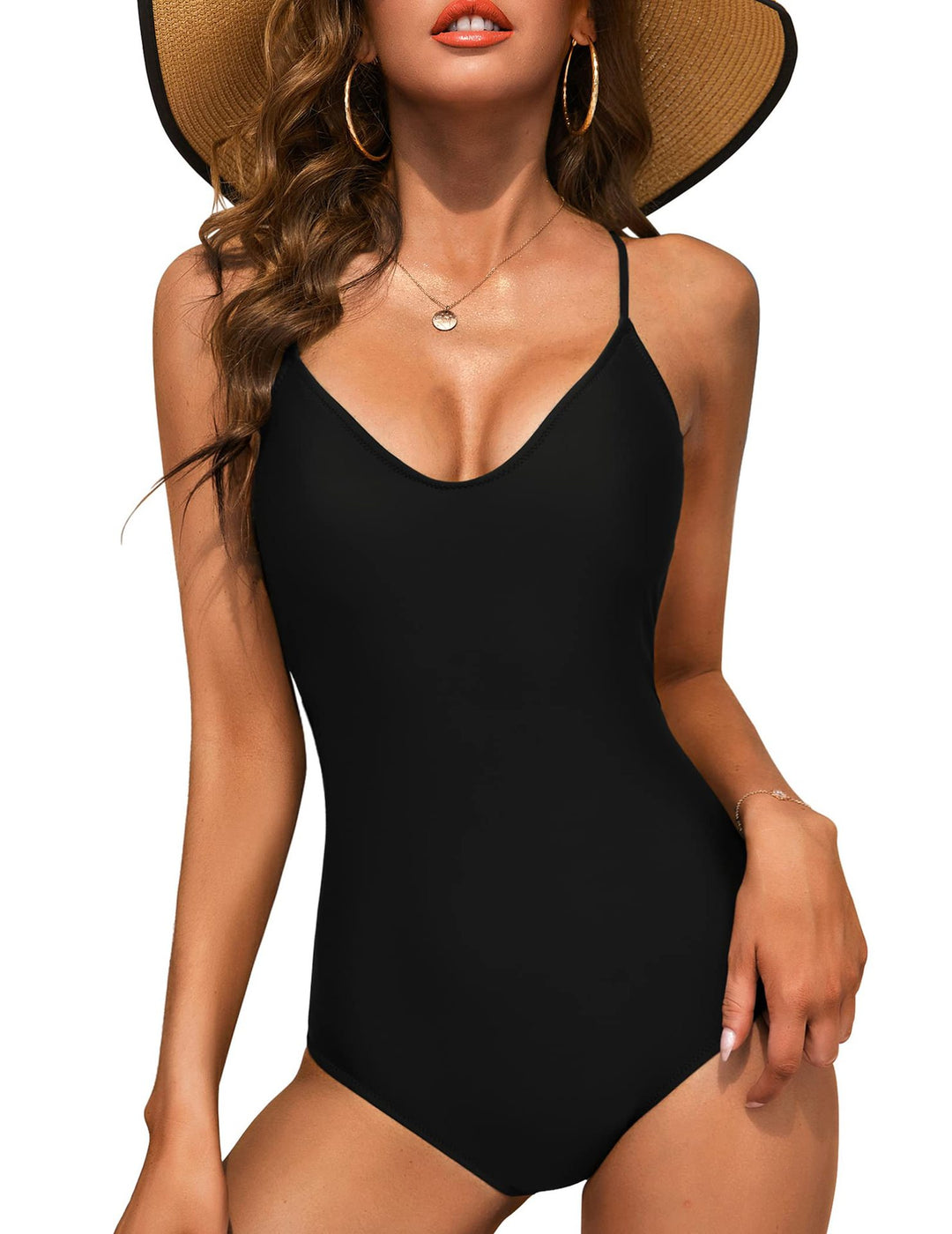 Women's swimsuit with elegant V-neck Mune Fashion