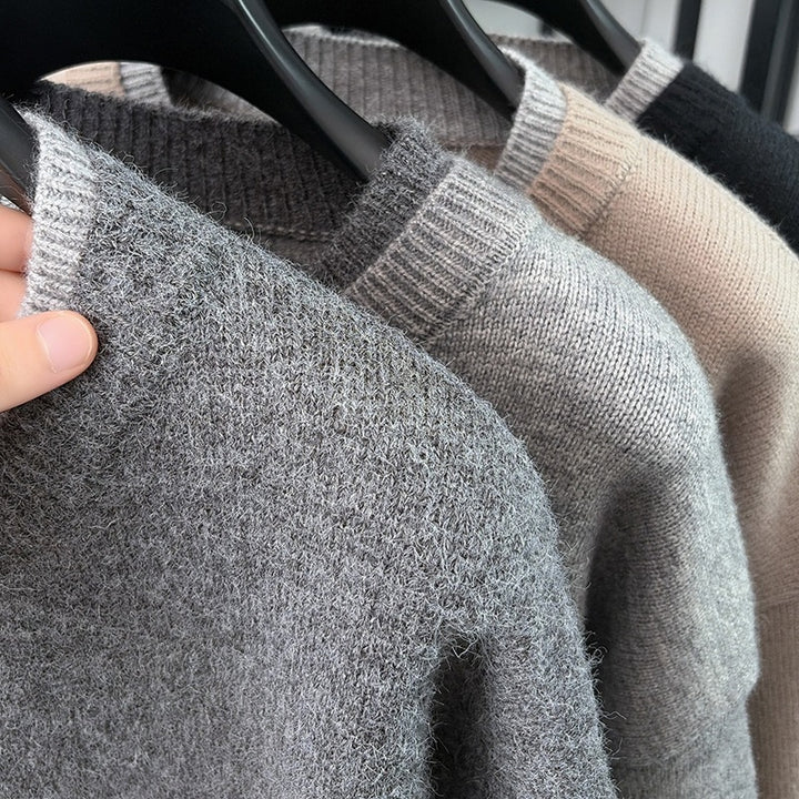 Women's Short Cardigan with Contrast Collar and Button Placket Mune Fashion