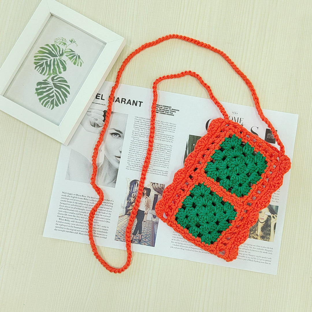 Ladies handcrafted crocheted bag Mune Fashion