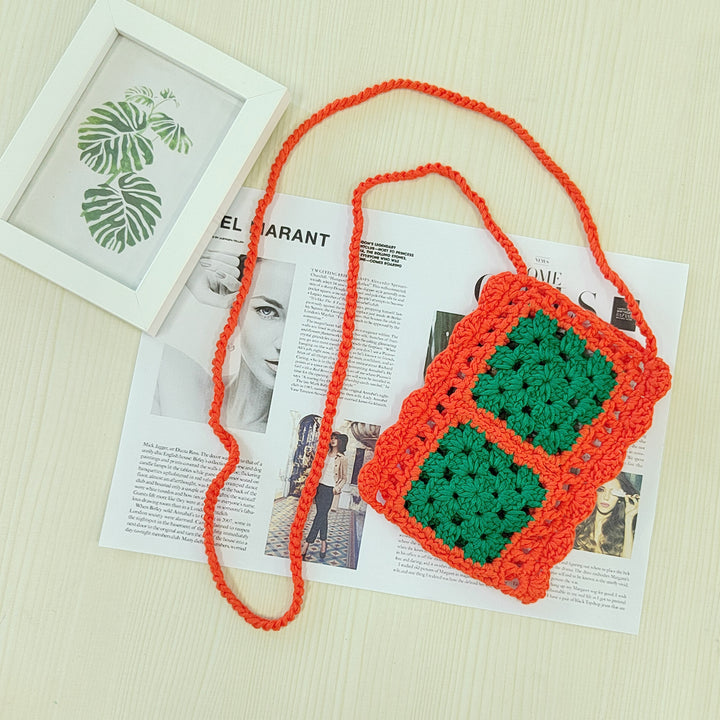 Ladies handcrafted crocheted bag Mune Fashion