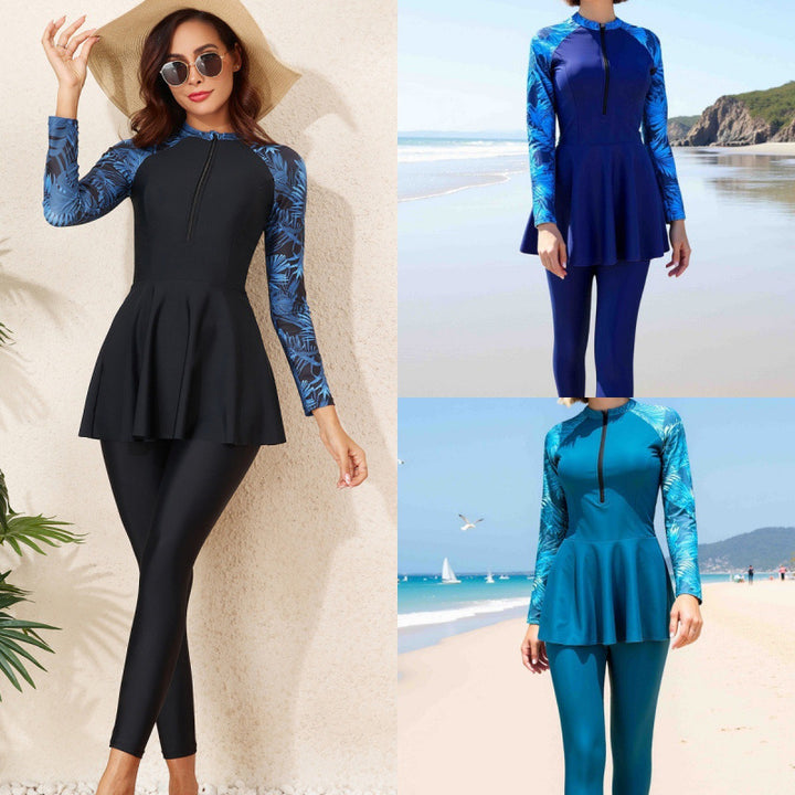 Women’s Swim Uniform with Long Sleeves Mune Fashion