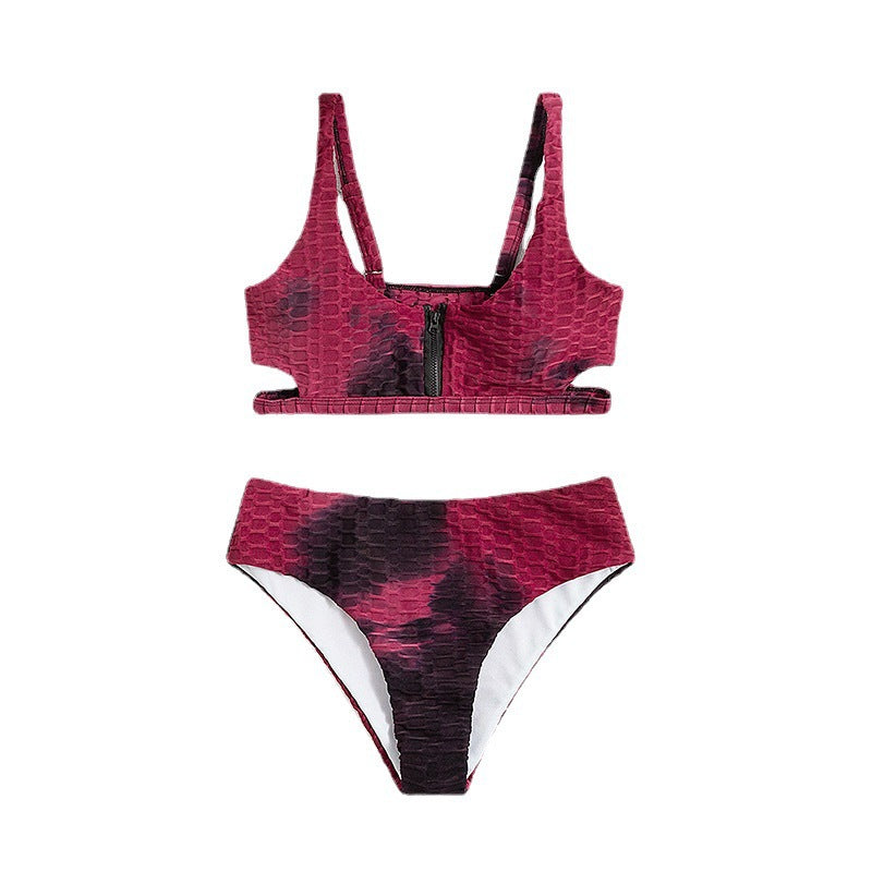 Women’s Sport Bikini with Zipper Mune Fashion