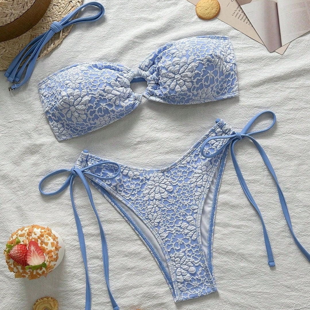 Ladies Floral Print Bikini Mune Fashion