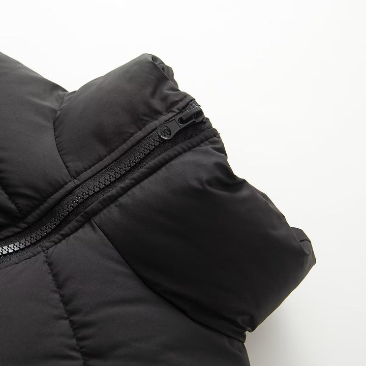 Women's short quilted jacket with a tailored corset-cut silhouette and high stand-up collar Mune Fashion