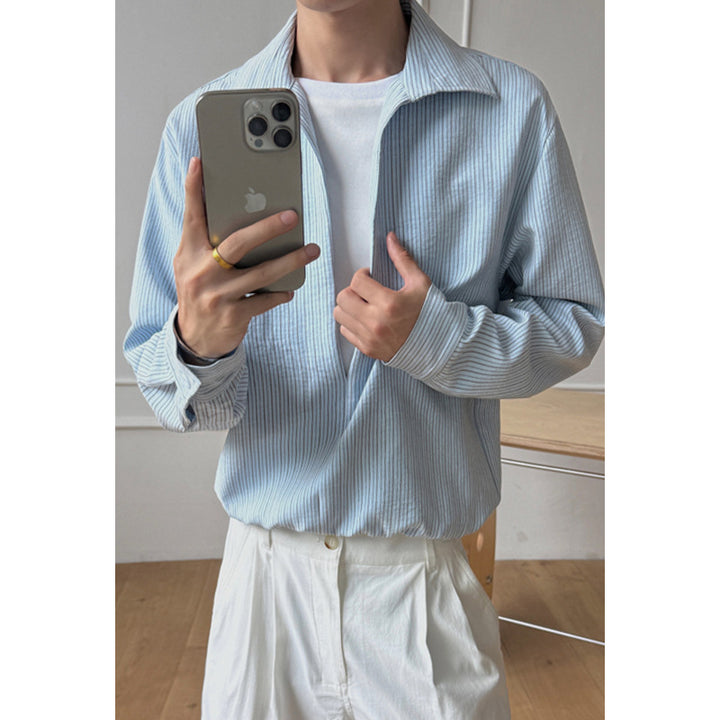 Men's Modern Striped Overshirt Mune Fashion