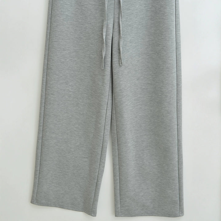 Women's Culotte Lounge Pants with High Comfort Waistband and Drawstring