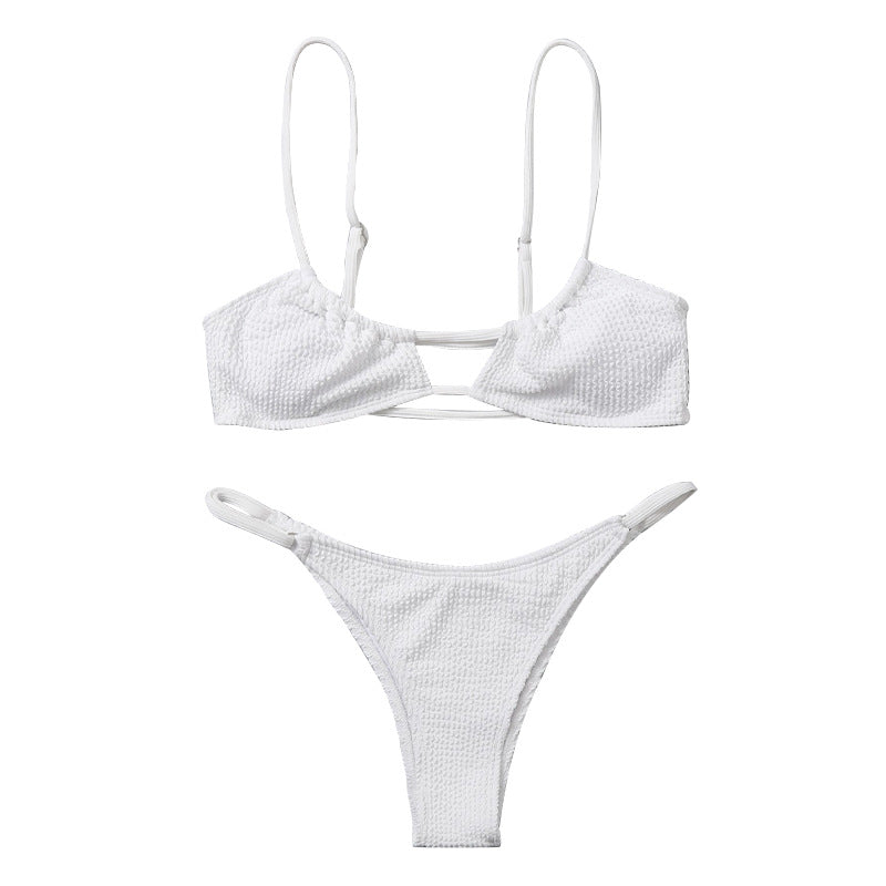 Women's Triangle Bikini with Innovative Cut-Out Design Mune Fashion