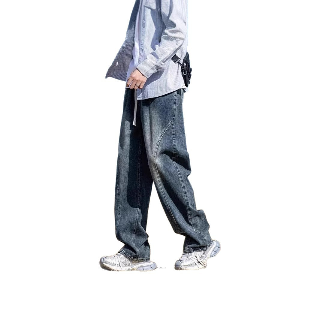 Men's Wide-Cut Denim Pants Mune Fashion 1787982091
