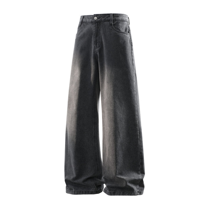 Women's wide high-waisted baggy jeans in vintage look with extra wide leg Mune Fashion