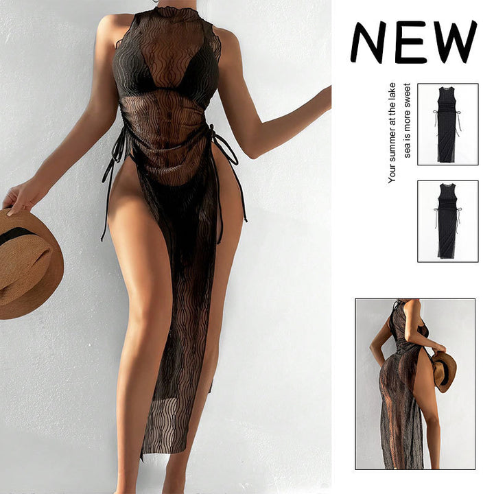 Women's Casual Maxi Dress with Ruffle Details Mune Fashion