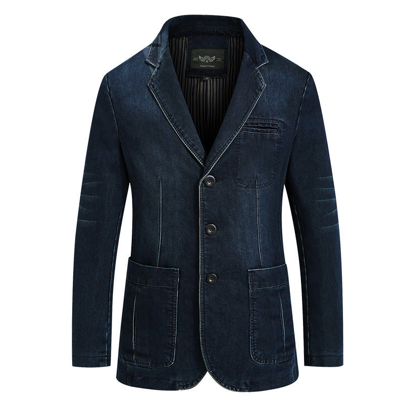 Men's Elegant Denim Blazer Mune Fashion