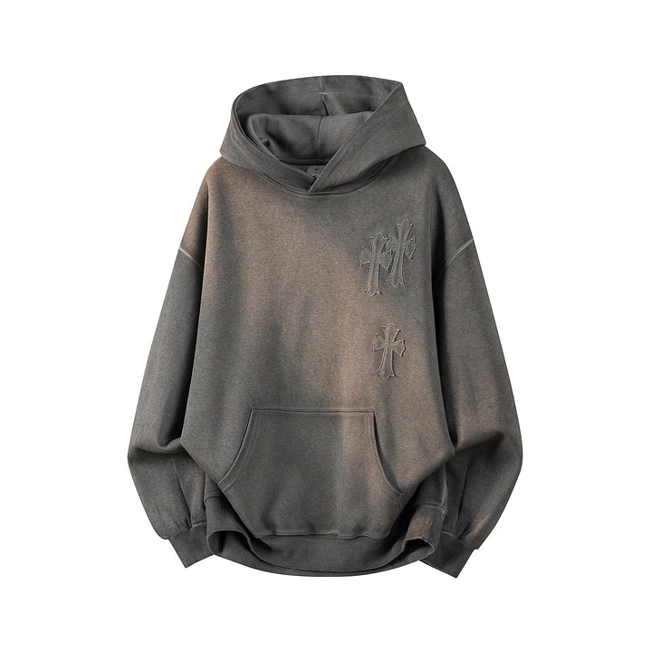 Unisex Oversize Hoodie with handwritten graphic print, kangaroo pocket & ribbed hem Mune Fashion