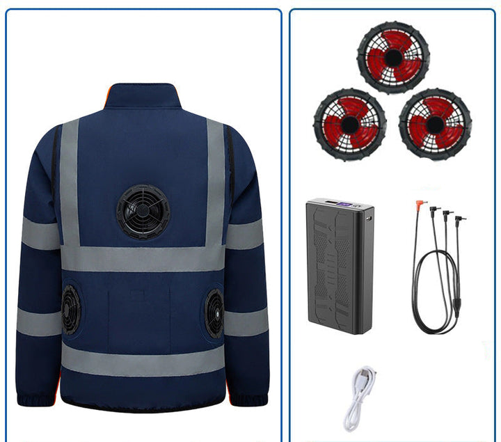 Unisex portable battery fan set for cooling vest with quiet fans Mune Fashion