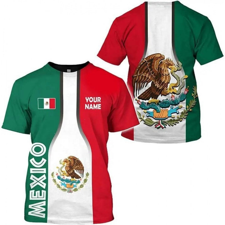 Unisex nan customizable fan jersey with back print, breathable functional fabric and Mexico crest Mune Fashion