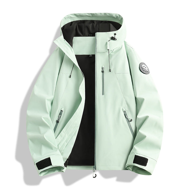 Men's three-piece softshell outdoor jacket with removable fleece lining and hood Mune Fashion
