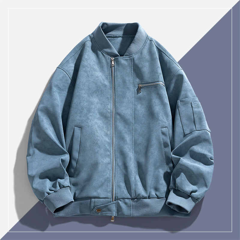 Men's Stylish Bomber Jacket with Practical Pockets Mune Fashion