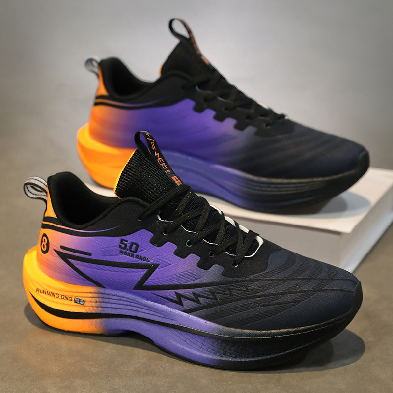 Unisex lightweight competition running shoes with reactive cushioning and sock-like shaft Mune Fashion
