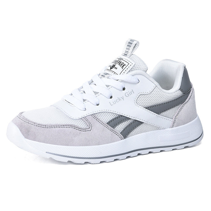 Women's Retro Sneaker with Mesh and Suede Details Mune Fashion