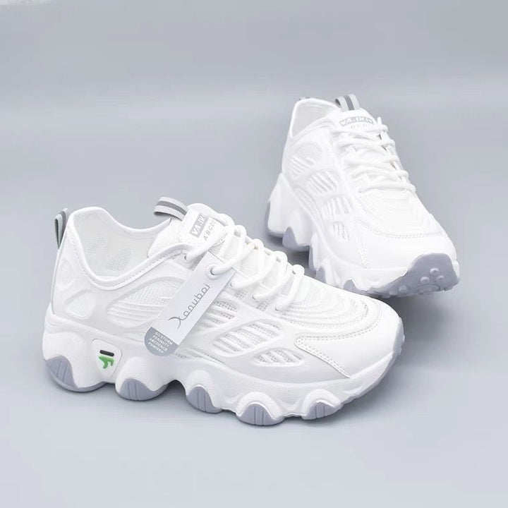 Ladies Sporty Sneakers with breathable mesh material and cushioned sole Mune Fashion