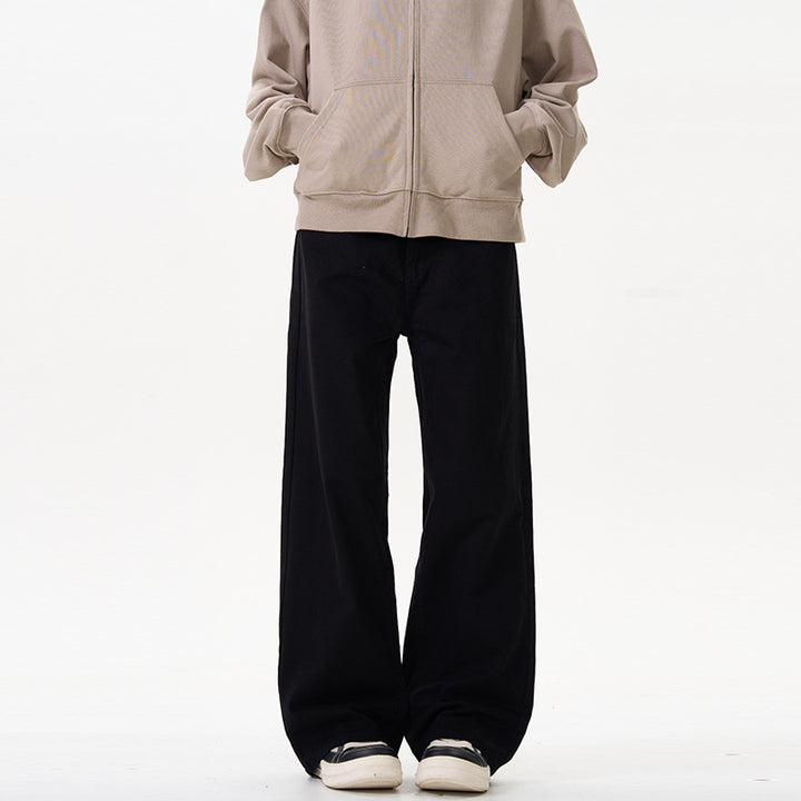 Unisex Wide cut chino pants with a low crotch and casual waistband Mune Fashion