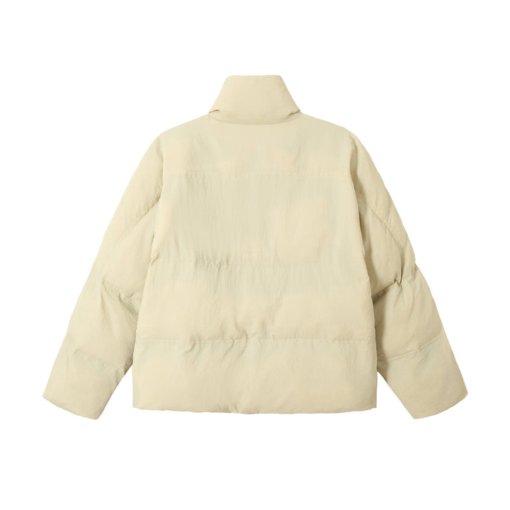 Unisex Boxy-Puffer Blouson with high stand-up collar and concealed front panel Mune Fashion
