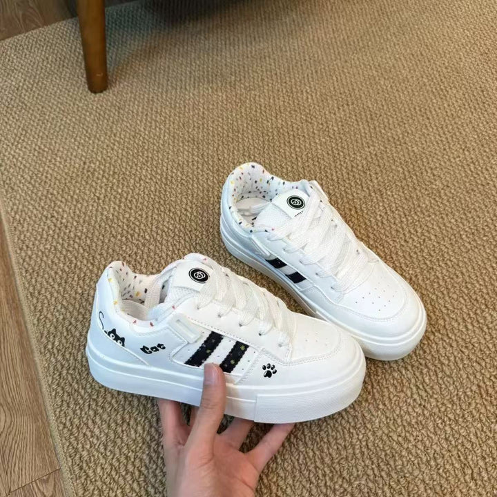 Women's Trendy Platform Sneakers with Fashionable Animal Designs Mune Fashion