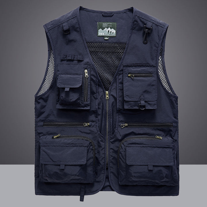 Men's Multifunctional Fishing and Photography Vest Mune Fashion