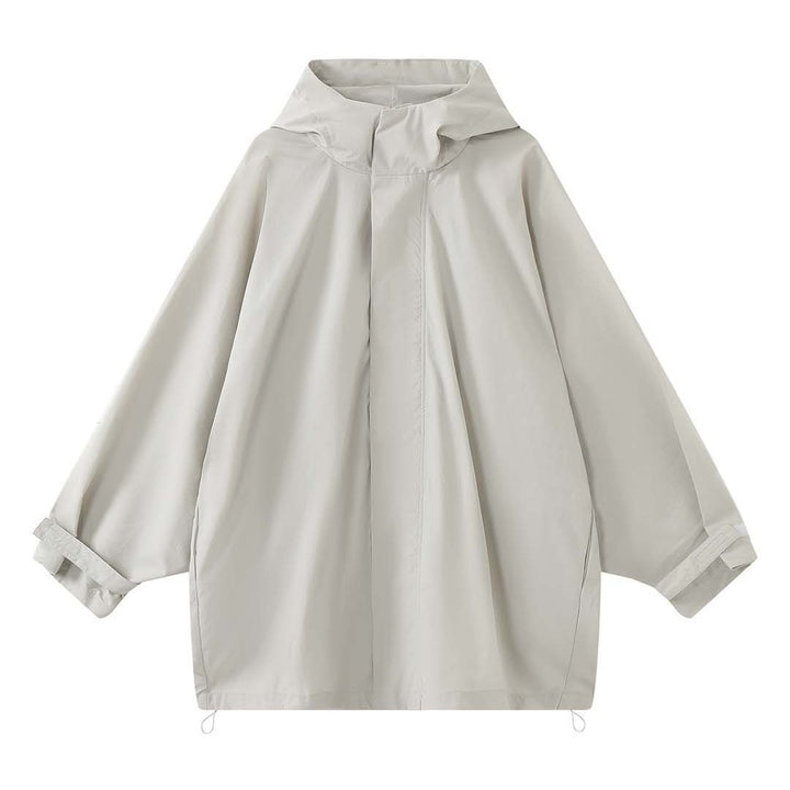 Women Oversize Rain Parka with Quilted Thermal Lining Mune Fashion