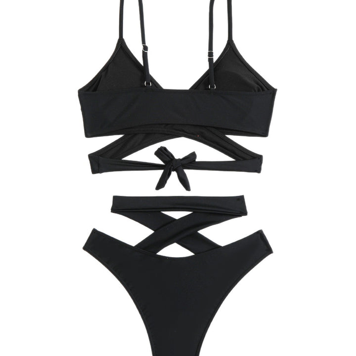 Ladies Fashionable Wrap Bikini with Sophisticated Cut-Outs Mune Fashion