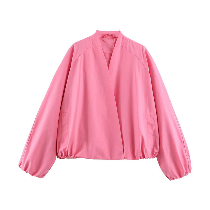 Women's lightweight kimono blouse with flowing balloon sleeves Mune Fashion