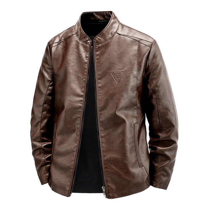 Men's High-Quality Faux Leather Jacket Mune Fashion