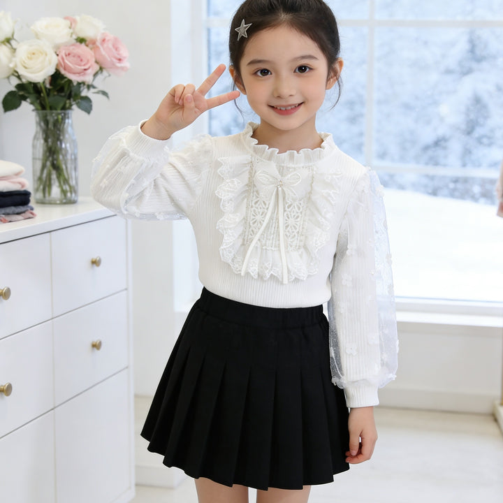 Girl Festive Blouse Mune Fashion