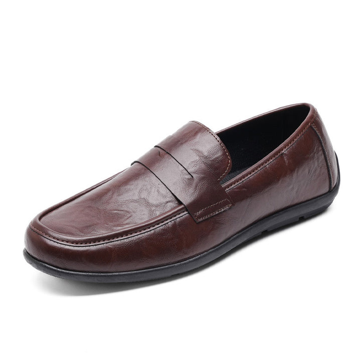 Men's elegant loafers with fine detail stitching Mune Fashion