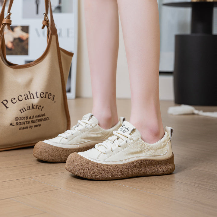 Ladies Comfortable Sneakers with sporty profile sole Mune Fashion