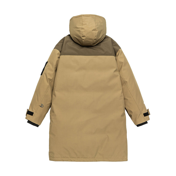 Men's Water-Repellent Quilted Winter Parka with Hood and Multifunctional Pockets Mune Fashion