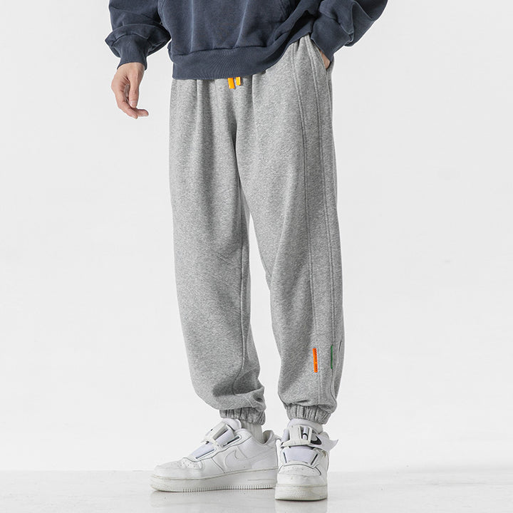 Men's Oversized Jogger Sweatpants made of cotton blend with drawstring and elastic cuffs Mune Fashion