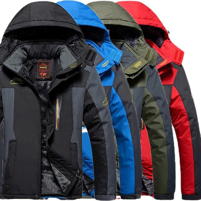 Men's Technical Outdoor Jacket with High-Performance Hood Design Mune Fashion